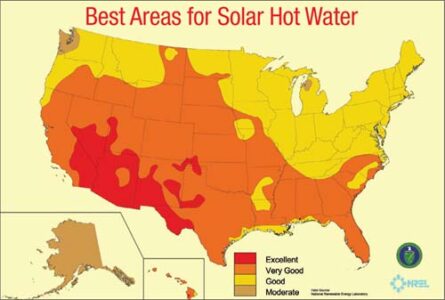 Best Areas For Solar Hot Water